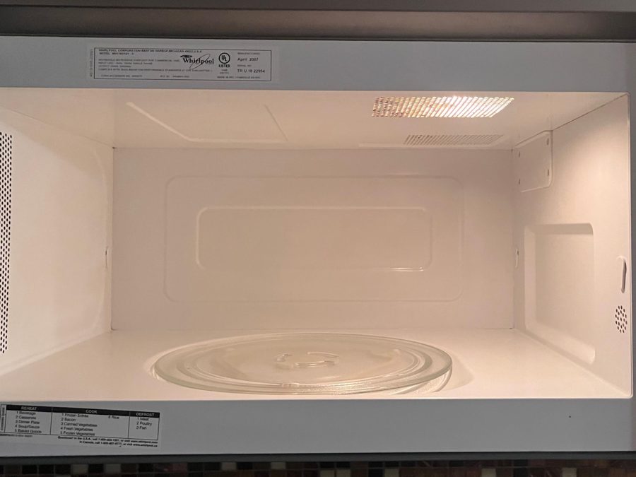 Microwave after cleaning